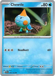Chewtle 043/142 · Reverse Holofoil (Stellar Crown)