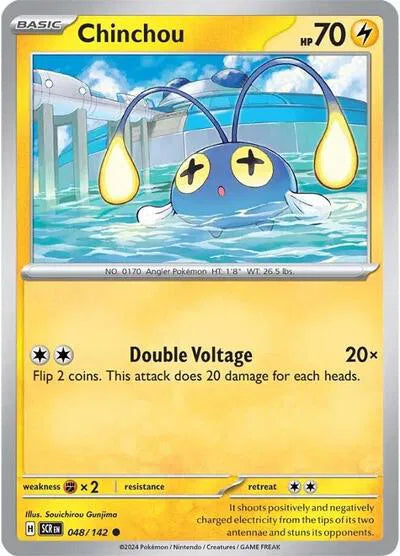 Chinchou 048/142 · Normal (Stellar Crown)