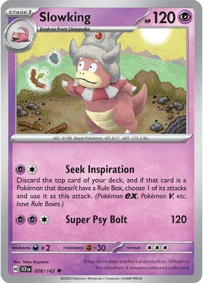 Slowking 058/142 · Normal (Stellar Crown)