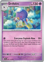 Drifblim 061/142 · Reverse Holofoil (Stellar Crown)