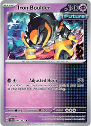Iron Boulder 071/142 · Reverse Holofoil (Stellar Crown)