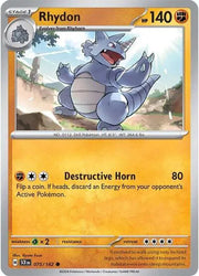 Rhydon 075/142 · Normal (Stellar Crown)