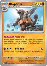 Rhyperior 076/142 · Reverse Holofoil (Stellar Crown)