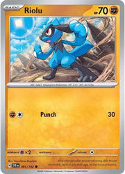 Riolu 081/142 · Normal (Stellar Crown)