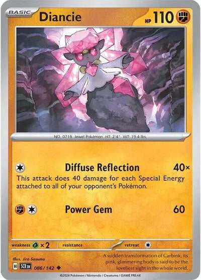 Diancie 086/142 · Normal (Stellar Crown)