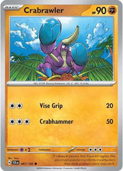 Crabrawler 087/142 · Normal (Stellar Crown)