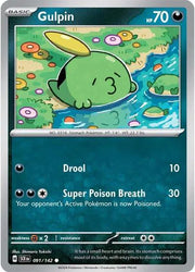 Gulpin 091/142 · Reverse Holofoil (Stellar Crown)