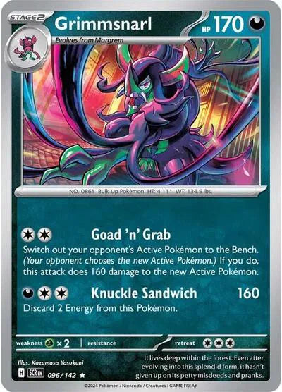 Grimmsnarl 096/142 · Reverse Holofoil (Stellar Crown)
