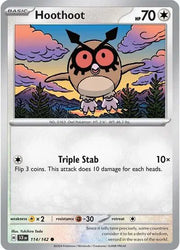 Hoothoot 114/142 · Normal (Stellar Crown)