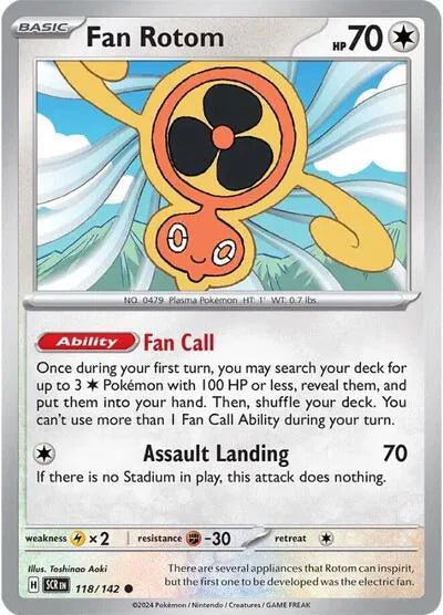 Fan Rotom 118/142 · Normal (Stellar Crown)