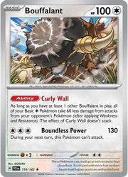 Bouffalant 119/142 · Holofoil (Stellar Crown)