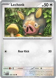 Lechonk 126/142 · Reverse Holofoil (Stellar Crown)