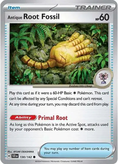 Antique Root Fossil 130/142 · Normal (Stellar Crown)