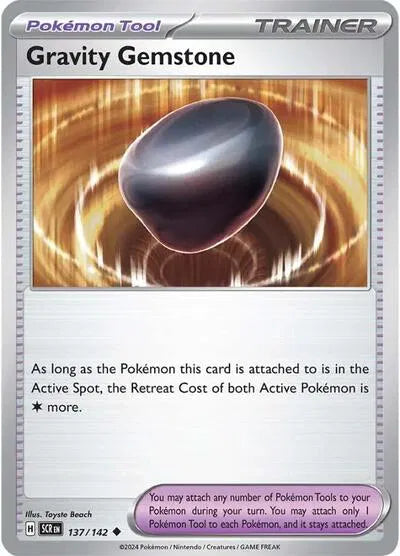Gravity Gemstone 137/142 · Reverse Holofoil (Stellar Crown)