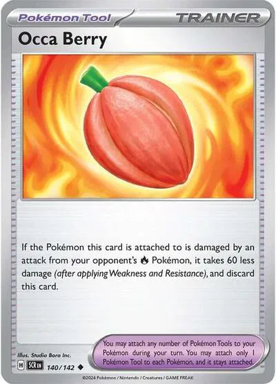 Occa Berry 140/142 · Reverse Holofoil (Stellar Crown)