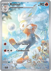 Pokemon Raboot Illustration Rare 147/142