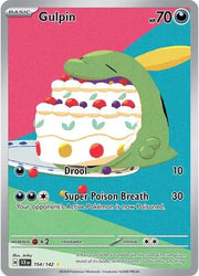 Gulpin Stellar Crown Illustration Rare 154/142