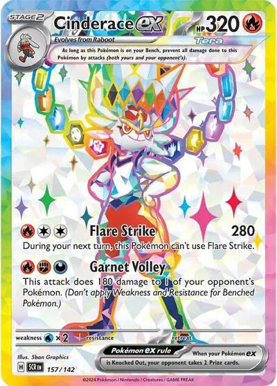 Cinderace ex 157/142 (Stellar Crown)