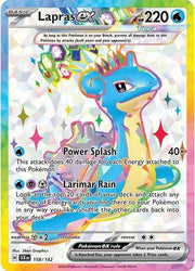 Lapras ex Stellar Crown Ultra Rare 158/142