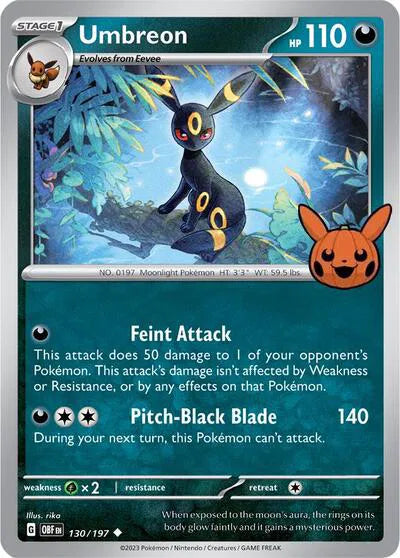 Umbreon 130/197 (Trick or Trade BOOster Bundle 2024)