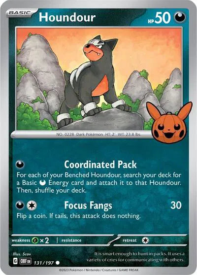 Houndour 131/197 (Trick or Trade BOOster Bundle 2024)