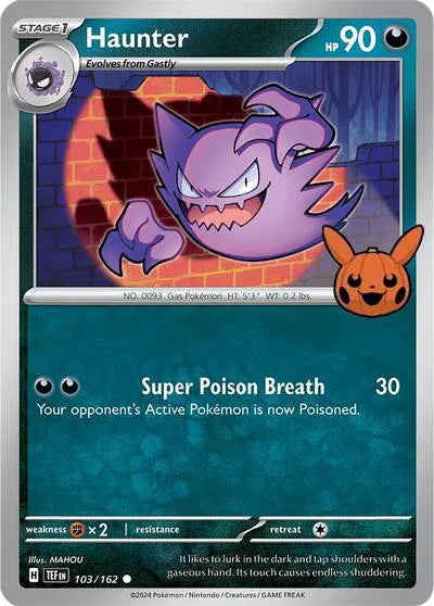 Haunter 103/162 (Trick or Trade BOOster Bundle 2024)