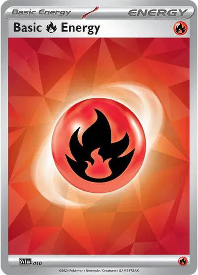 Basic Fire Energy 010 · Holofoil (Stellar Crown)