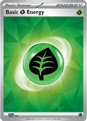 Basic Grass Energy 009 · Holofoil (Stellar Crown)