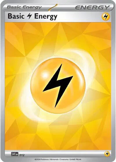 Basic Lightning Energy 012 · Holofoil (Stellar Crown)