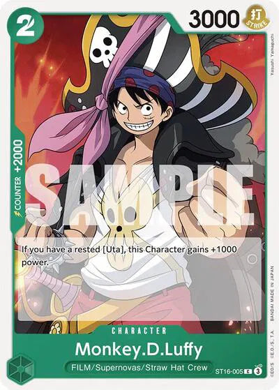 Monkey.D.Luffy (ST16-005) (Starter Deck 16: GREEN Uta)