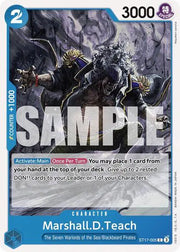Marshall.D.Teach ST17-005 (Starter Deck 17: BLUE Donquixote Doflamingo)