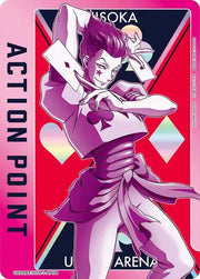 Action Point Card (AP04) (Hisoka) UE02BT/HTR-1-AP04 · Foil (Hunter x Hunter)
