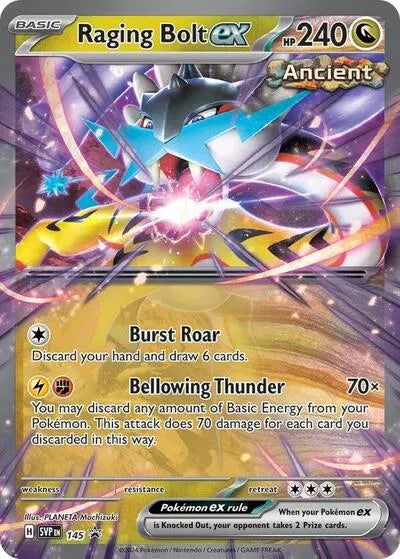 Raging Bolt ex 145 · Holofoil (Scarlet & Violet Promo)