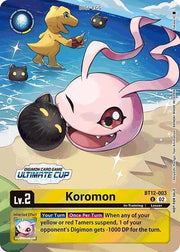 Koromon (Ultimate Cup 2024) BT12-003 U (Across Time)