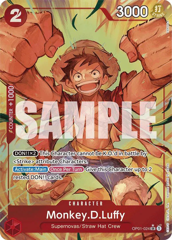 Monkey.D.Luffy (OP01-024) (Alternate Art) (Premium Booster)