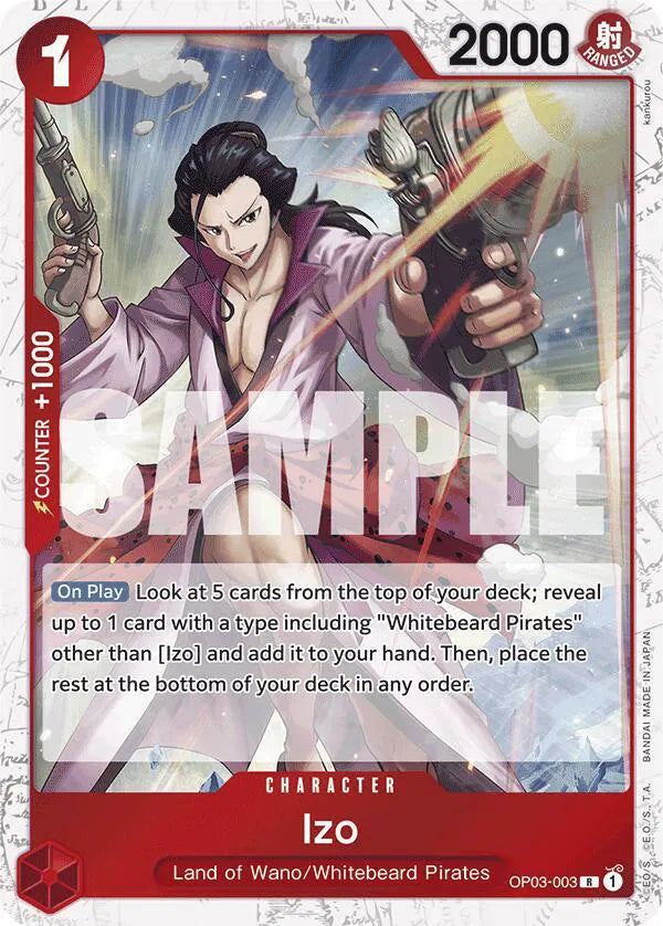 Izo (OP03-003) (Jolly Roger Foil) (Premium Booster)