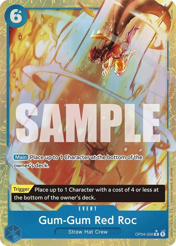 Gum-Gum Red Roc (Alternate Art) OP04-056 (Premium Booster)