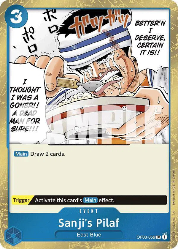 Sanji's Pilaf (Jolly Roger Foil) OP03-056 (Premium Booster)