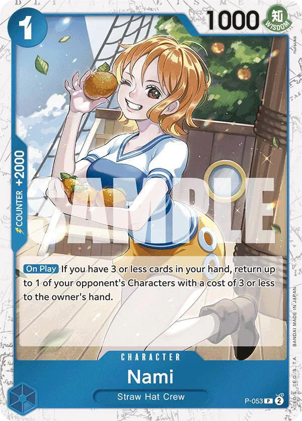 Nami (P-053) (Jolly Roger Foil) (Premium Booster)