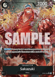 Sakazuki (Alternate Art) OP02-099 (Premium Booster)