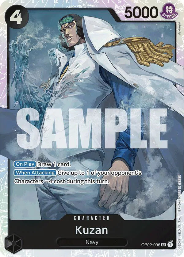 Kuzan (OP02-096) (Reprint) · Foil (Premium Booster)