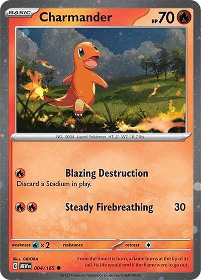 Charmander (Cosmos Holo) 4/165 - S&V Promo