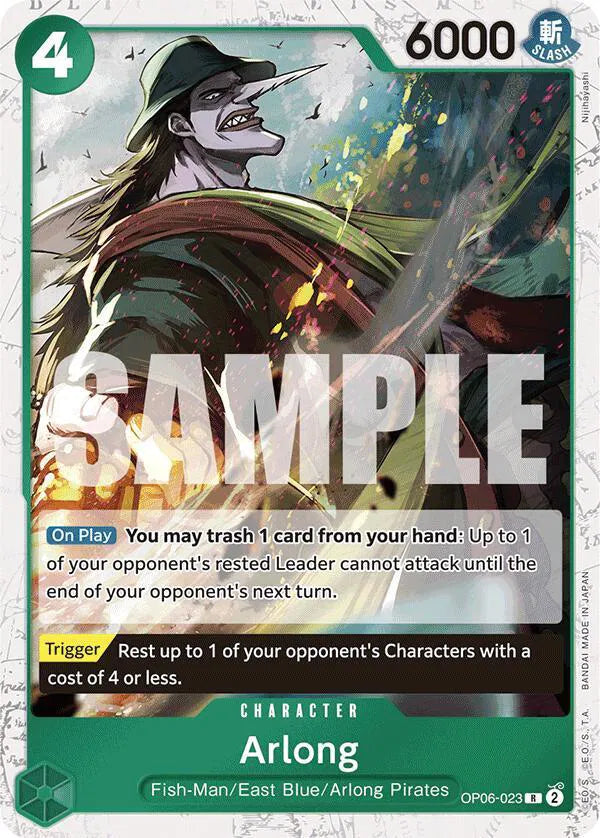 Arlong (Jolly Roger Foil) OP06-023 (Premium Booster)