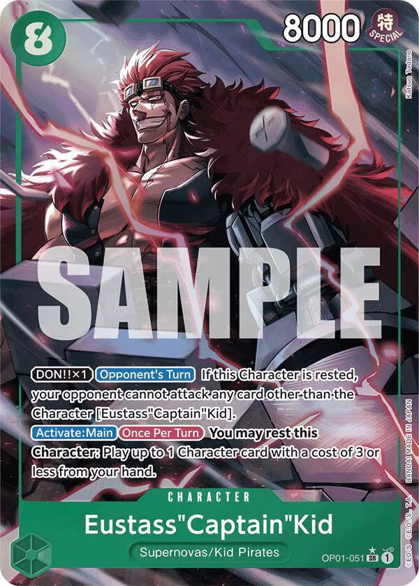One Piece - Eustass"Captain"Kid (OP01-051) (Alternate Art) - Premium Booster -The Best- (PRB-01)