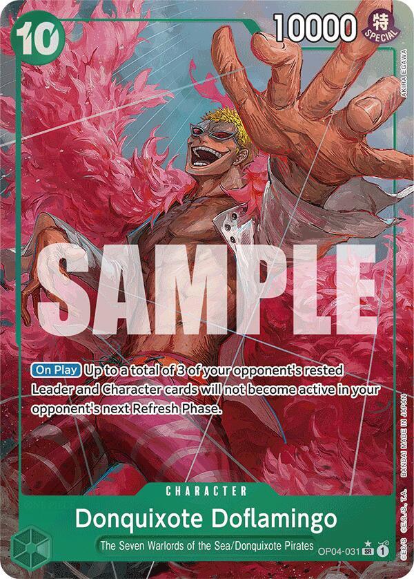 One Piece - Donquixote Doflamingo (Alternate Art) - Premium Booster -The Best- (PRB-01) (Akira Egaw)