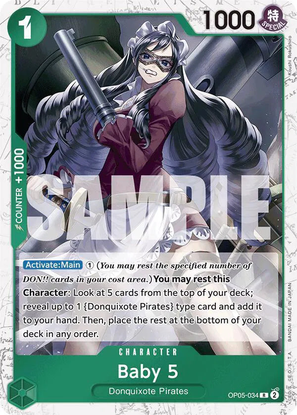 Baby 5 (OP05-034) (Jolly Roger Foil) (Premium Booster)