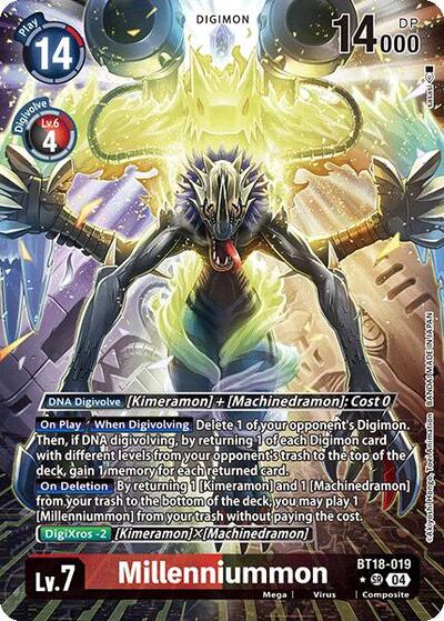 Millenniummon (Alternate Art) BT18-019 SR (Release Special Booster 2.0)