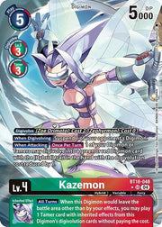 Kazemon (Alternate Art) BT18-048 SR (Release Special Booster 2.0)