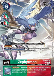 Zephyrmon (Alternate Art) BT18-049 R (Release Special Booster 2.0)