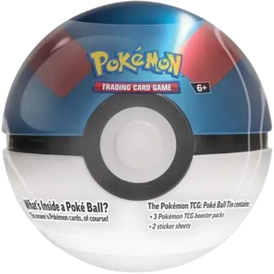 Pokemon - Poke Ball Tin - Great Ball (Q4 2024) · Normal (Miscellaneous Cards & Products)